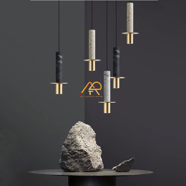 Đèn thả ống đá cẩm thạch ART 4023