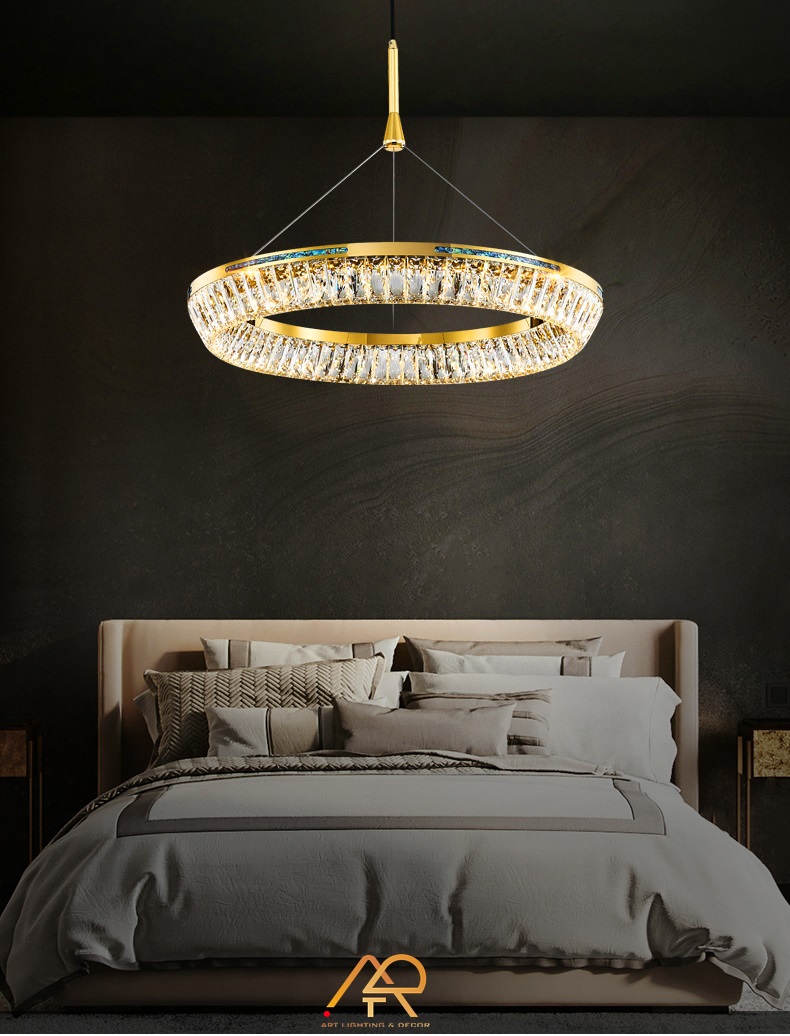 Đèn thả pha lê 604