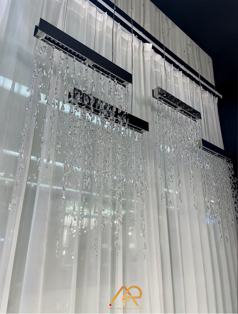 Đèn thả pha lê cao cấp cho bàn ăn ART-7036