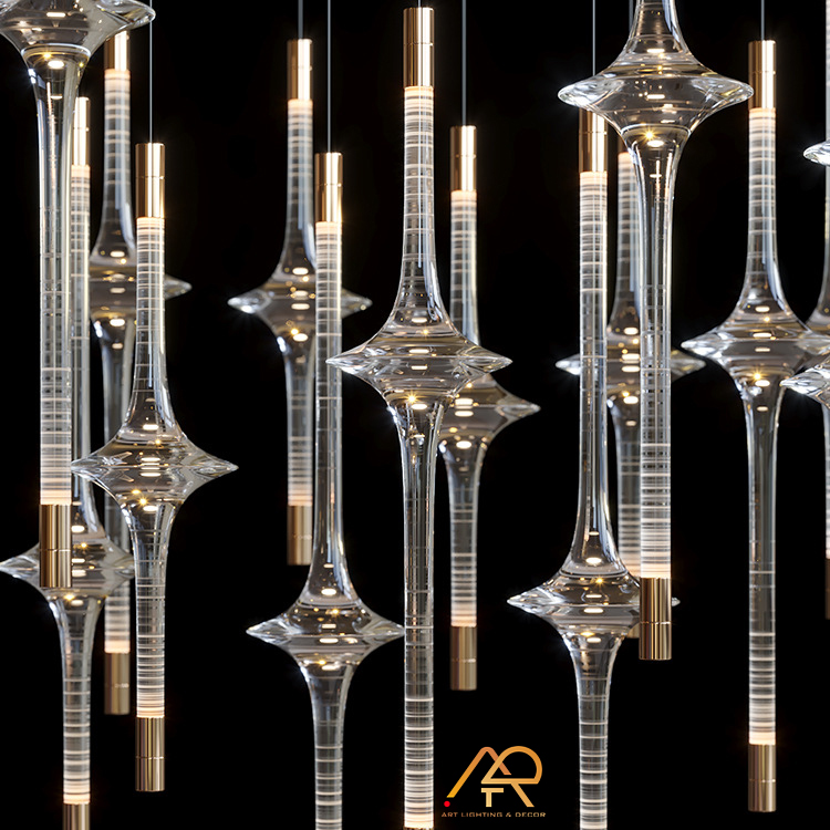 Đèn thả thông tầng pha lê ART 5013