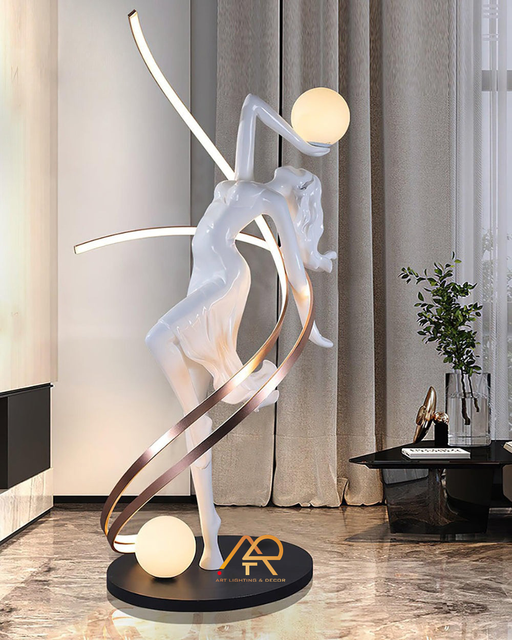 Đèn sàn tượng nữ thần Misha ART-2060