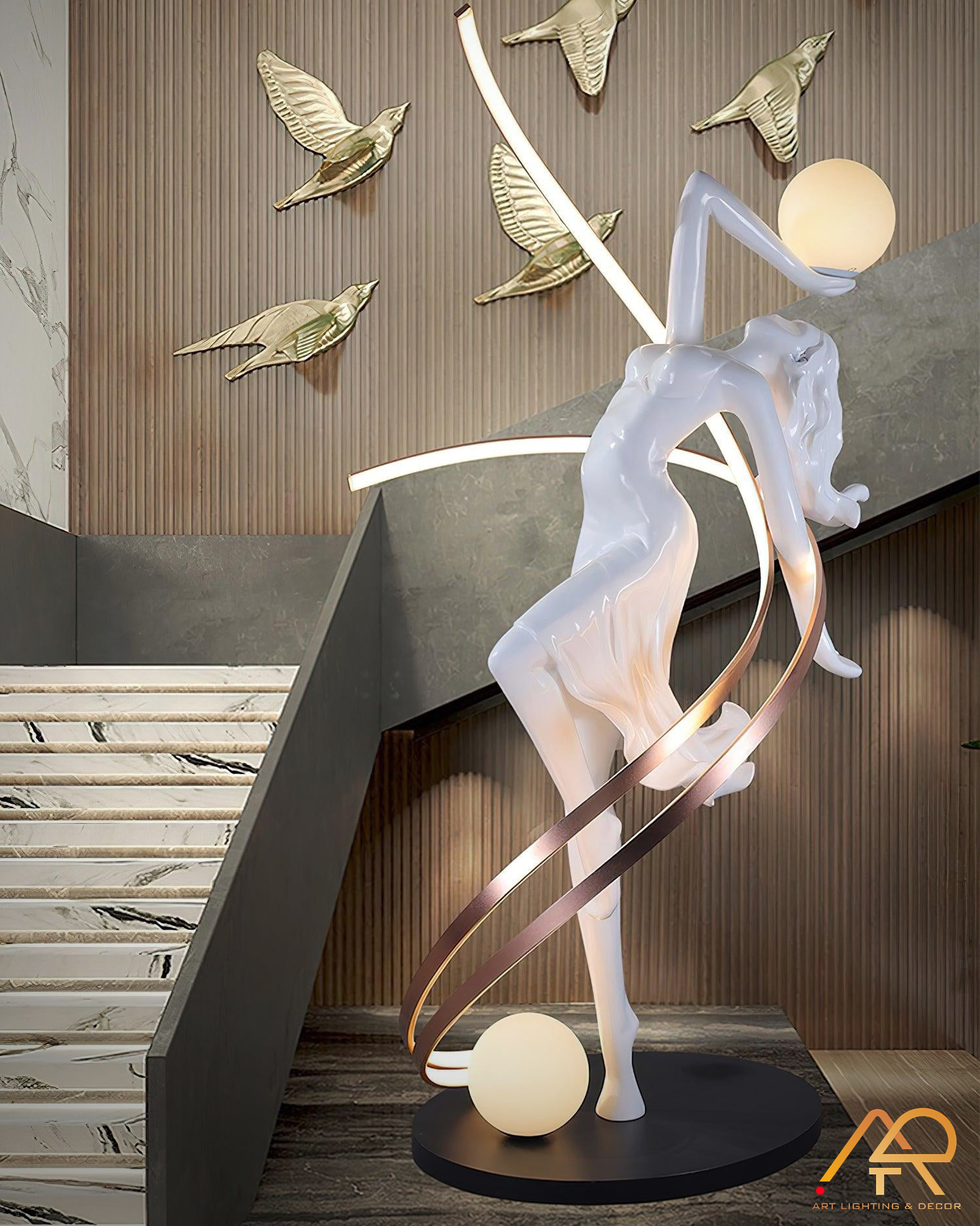 Đèn sàn tượng nữ thần Misha ART-2060