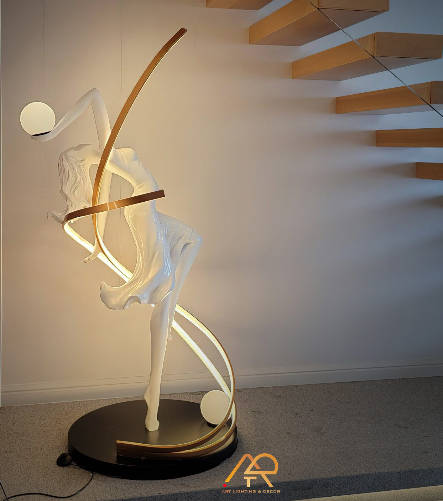 Đèn sàn tượng nữ thần Misha ART-2060