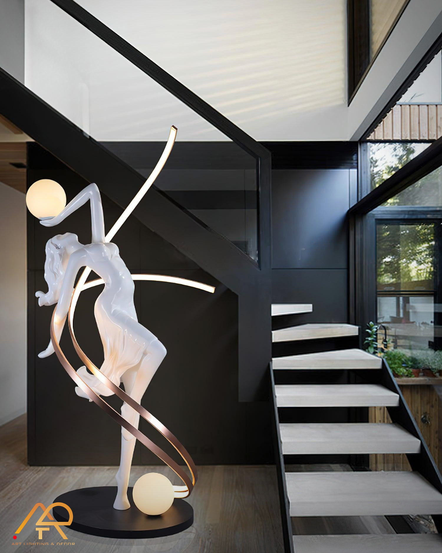 Đèn sàn tượng nữ thần Misha ART-2060