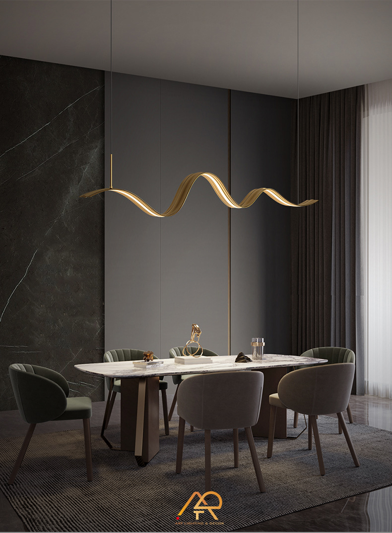 Đèn thả lượn sóng phong cách bắc âu ART-4037