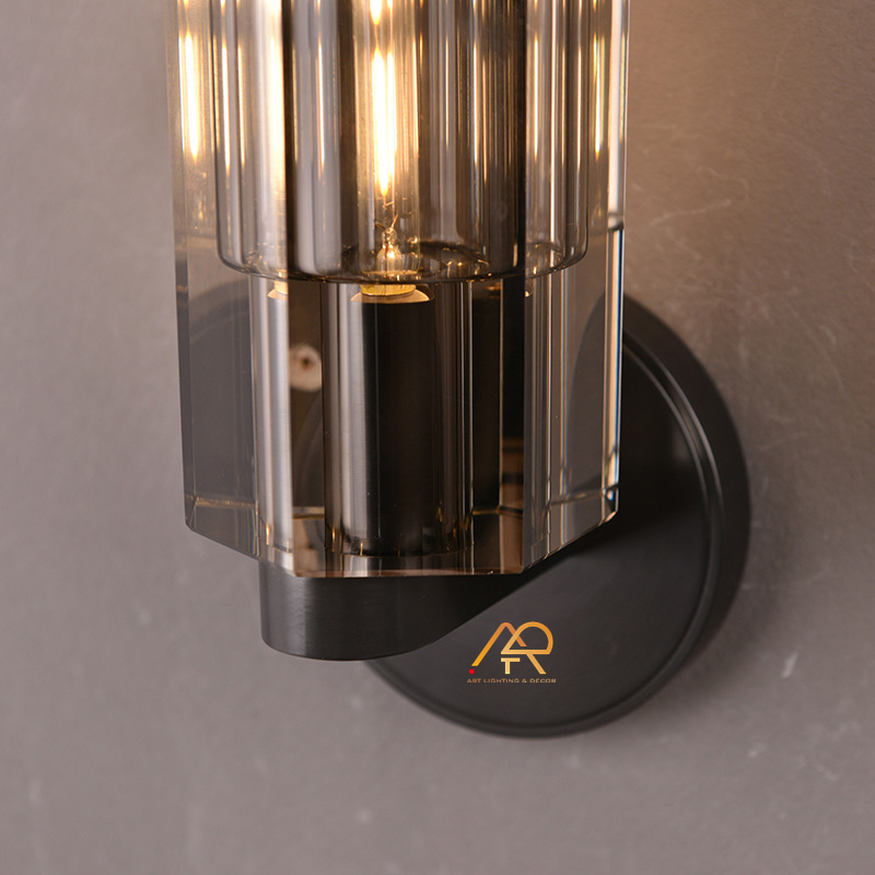 Đèn tường đồng pha lê cao cấp ART-8008