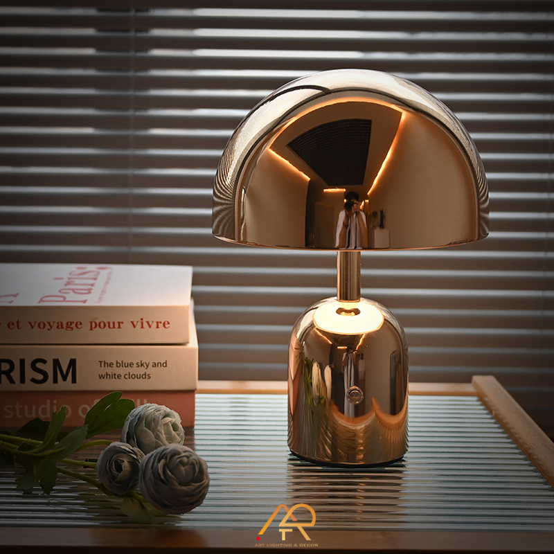 Đèn Ngủ Mini Kim Loại Hình Nấm Retro Glow ART-2025
