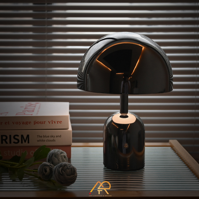 Đèn Ngủ Mini Kim Loại Hình Nấm Retro Glow ART-2025