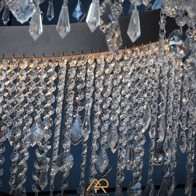 Đèn Chùm Pha Lê Đa Tầng Diamond Halo ART-7049