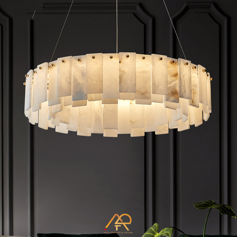 Đèn Chùm Đá Tầng Cao Cấp Celesta Onyx ART-7032