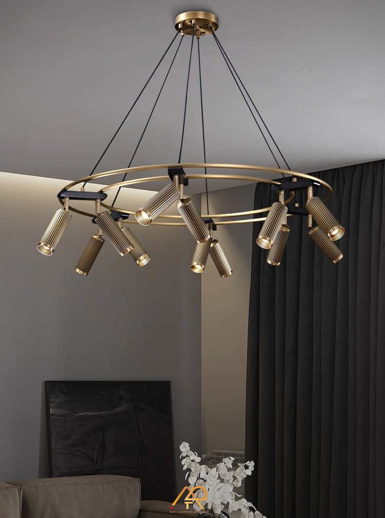 Đèn chùm đồng bắc âu cao cấp ART-7022