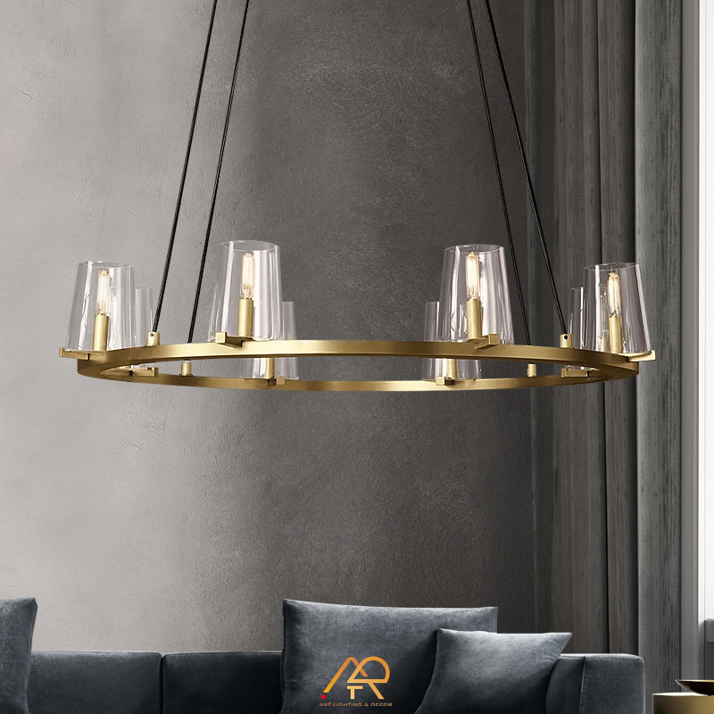 Đèn chùm đồng cao cấp ART-7018