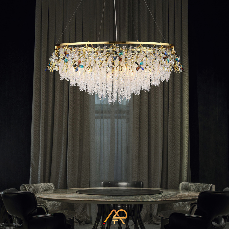 Đèn chùm pha lê phong cách châu âu ART-7025
