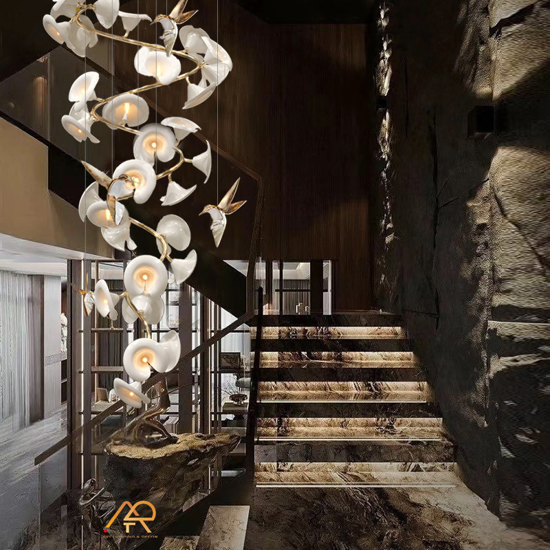 Đèn chùm thông tầng nghệ thuật  ART-5018