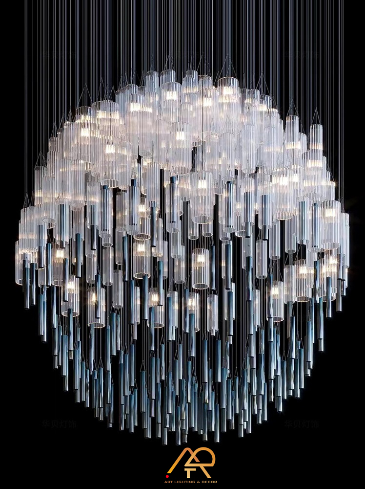 Đèn chùm thông tầng nghệ thuật cho khách sạn ART-5016