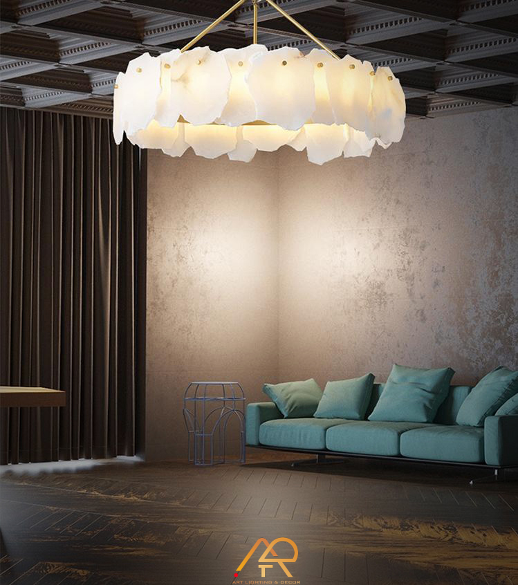Đèn Chùm Tự Nhiên Alabaster ART-7038