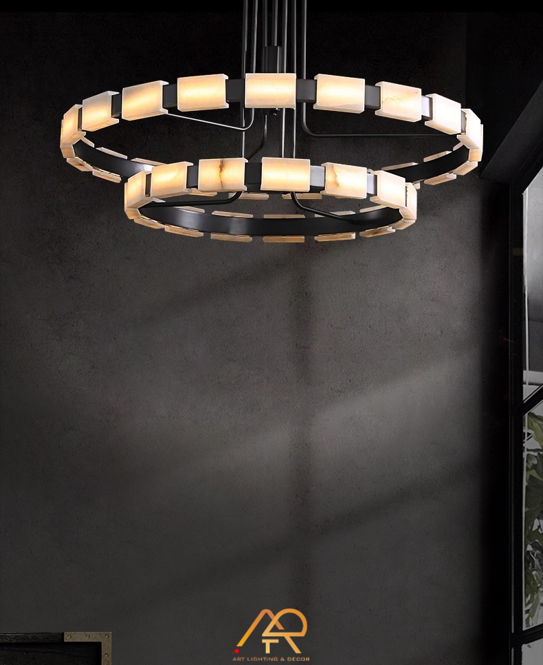 Đèn Chùm Vòng Đá Orbis Duo ART-7034