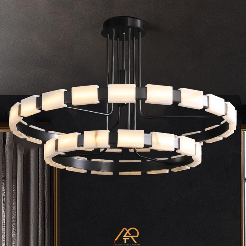 Đèn Chùm Vòng Đá Orbis Duo ART-7034