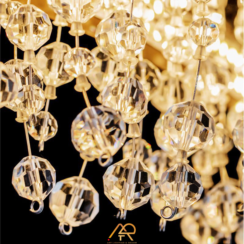 Đèn Thả Pha Lê Sóng Ánh Sáng LUMORA ART-4047