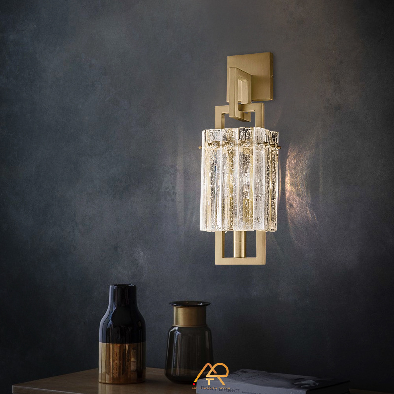 Đèn tường đồng pha lê cao cấp ART-8011