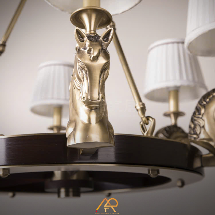 Đèn Chùm Nghệ Thuật Horse Head ART-7083