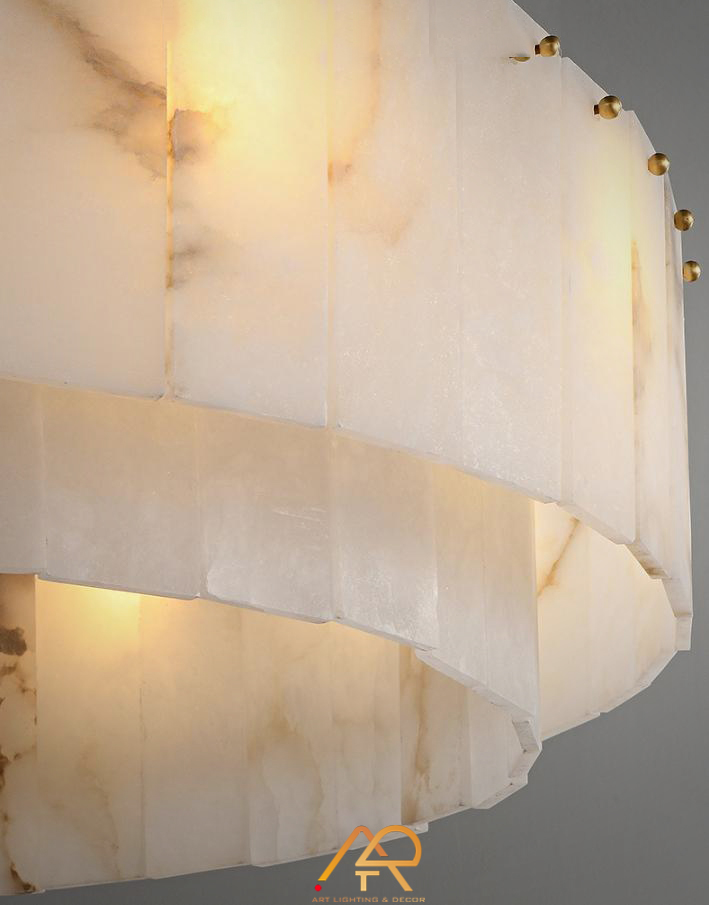 Đèn Chùm Đá Tự Nhiên Hoàng Gia Aurora Grande ART-7041