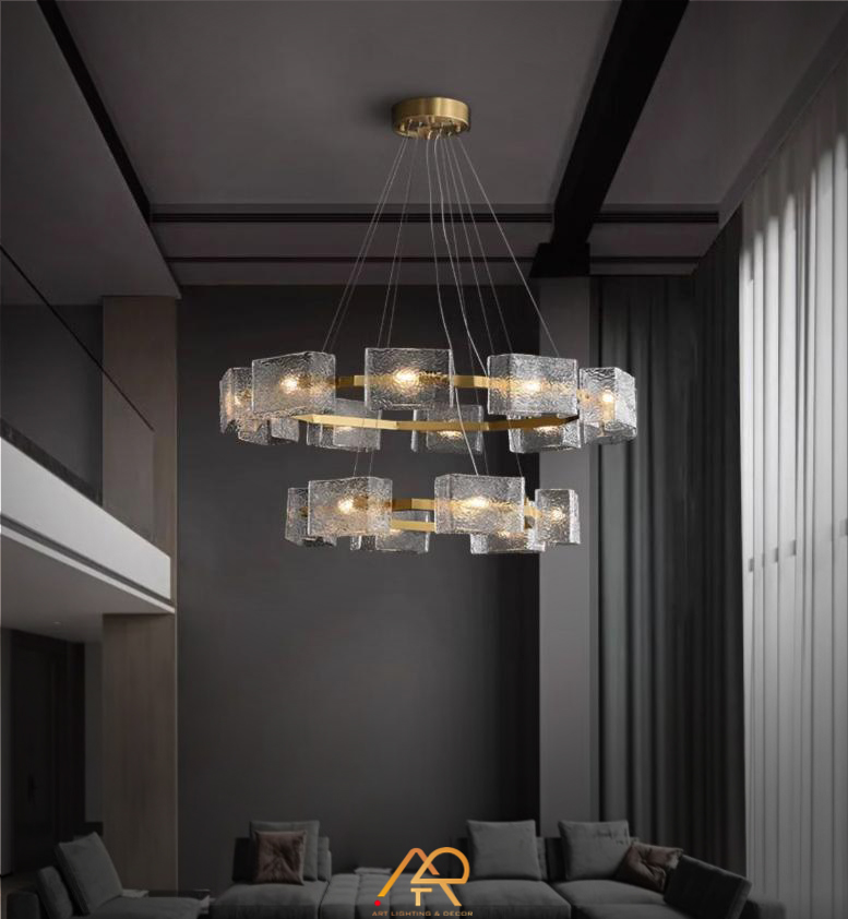 Đèn Chùm Pha Lê Vương Miện Ánh Sáng ART-7052