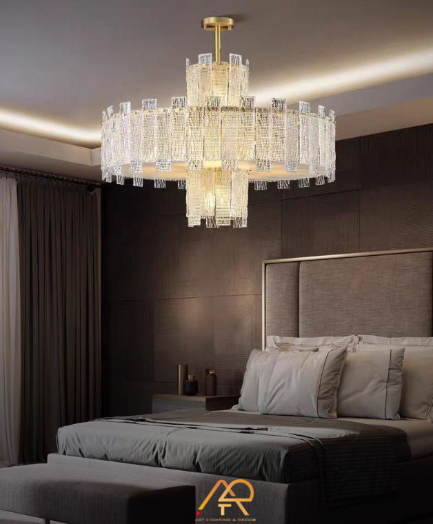 Đèn chùm thủy tinh nghệ thuật Crystal Elegance ART-7055
