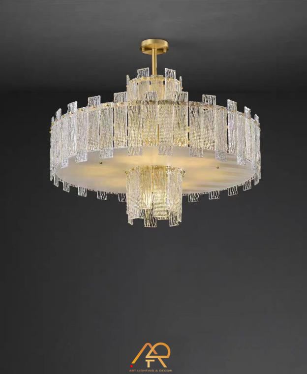 Đèn chùm thủy tinh nghệ thuật Crystal Elegance ART-7055