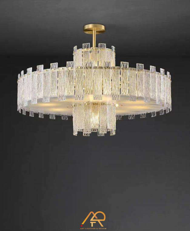 Đèn chùm thủy tinh nghệ thuật Crystal Elegance ART-7055