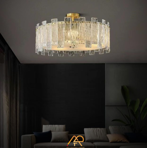 Đen Chùm Luxury Crystal Flush ART-7057