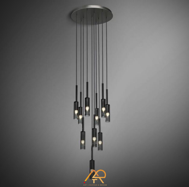 Đèn Thả Ống Khói Pha Lê Smoke Cylinder ART-4065