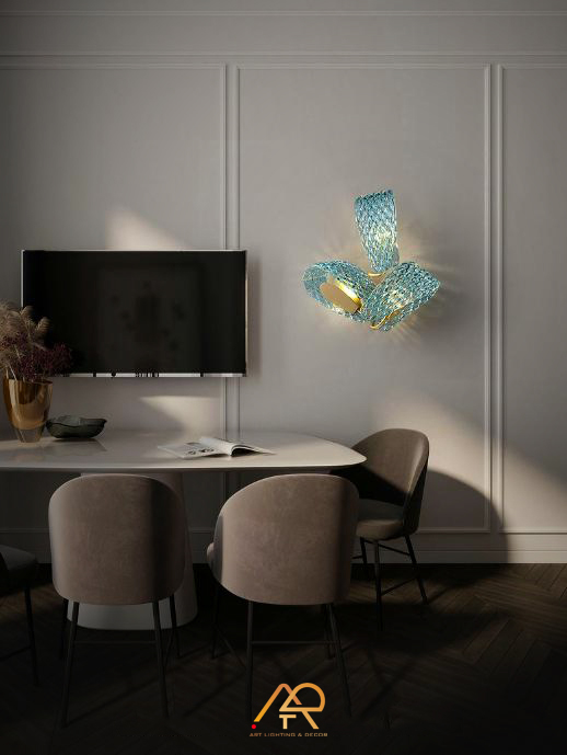 Đèn tường Dòng Sóng Xanh Aqua Bloom ART-8037