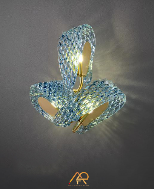 Đèn tường Dòng Sóng Xanh Aqua Bloom ART-8037