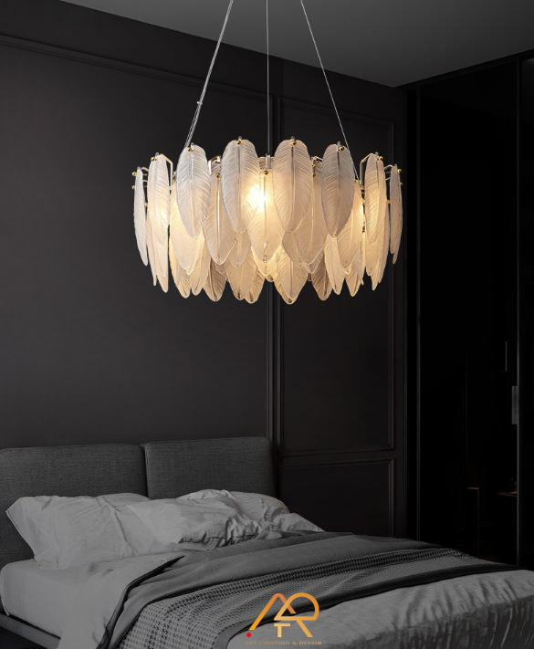 Đèn Chùm Lá Ngọc Sang Trọng ART-7066