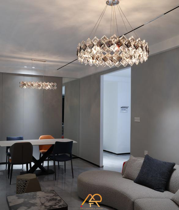 Đèn Thả Pha Lê Dài Kim Cương ART-4066