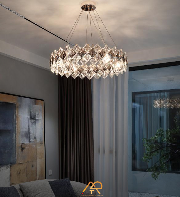Đèn Thả Pha Lê Dài Kim Cương ART-4066