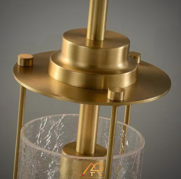 Đèn Thả Thủy Tinh Trụ Vàng Sang Trọng ART-4068