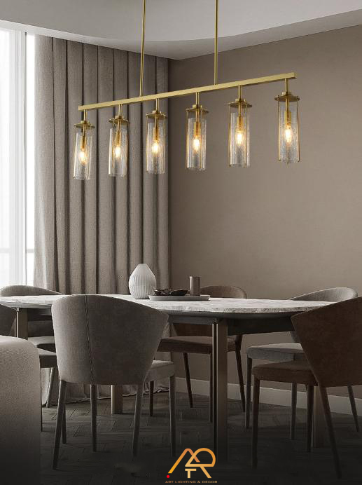 Đèn Thả Dài Bàn Ăn Trụ Thủy Tinh ART-4069