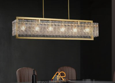 Đèn Thả Dài Pha Lê Hộp Vuông ART-4070