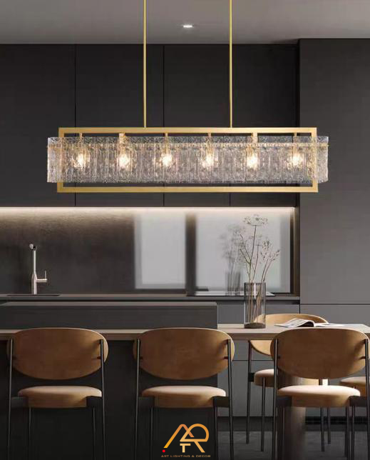 Đèn Thả Dài Pha Lê Hộp Vuông ART-4070