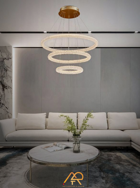 Đèn Chùm Pha Lê Vòng Tròn Tầng ART-7071