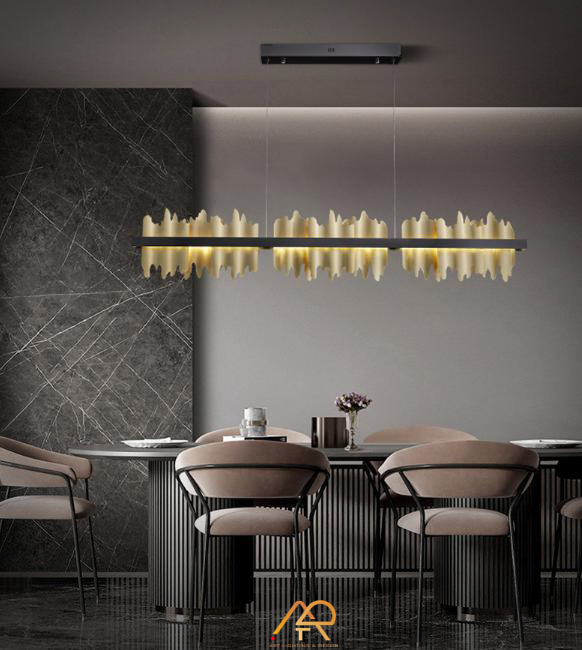 Đèn chùm nghệ thuật ánh sáng lửa ART-7072