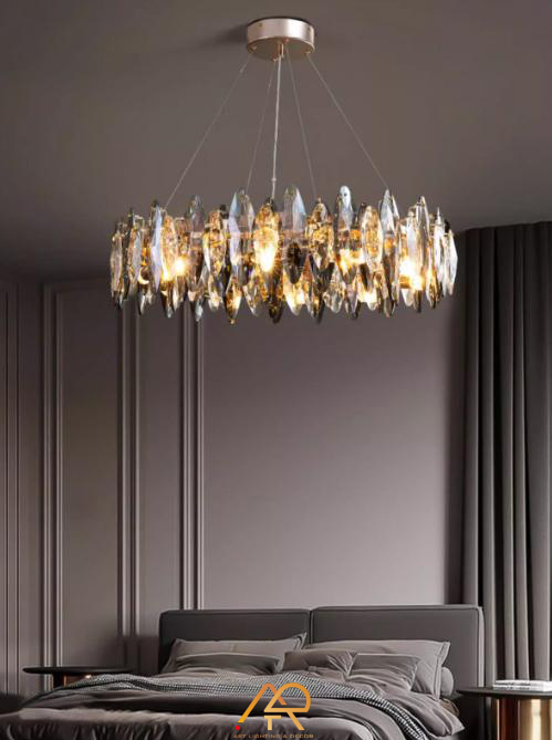 Đèn Chùm Pha Lê Lá Vàng Aurora Leaf ART-7076