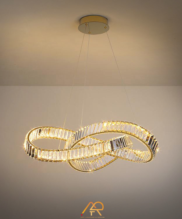 Đèn Chùm Pha Lê Nghệ Thuật LUX Infinity ART-7079