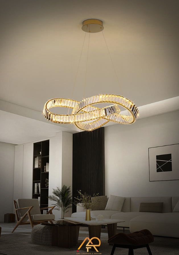 Đèn Chùm Pha Lê Nghệ Thuật LUX Infinity ART-7079