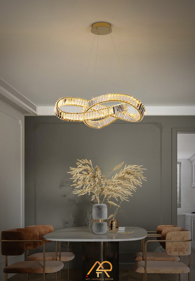 Đèn Chùm Pha Lê Nghệ Thuật LUX Infinity ART-7079