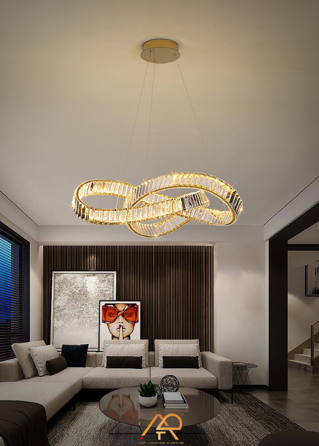 Đèn Chùm Pha Lê Nghệ Thuật LUX Infinity ART-7079