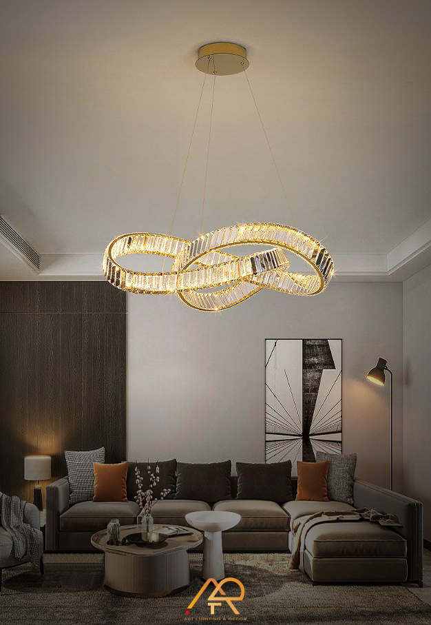 Đèn Chùm Pha Lê Nghệ Thuật LUX Infinity ART-7079