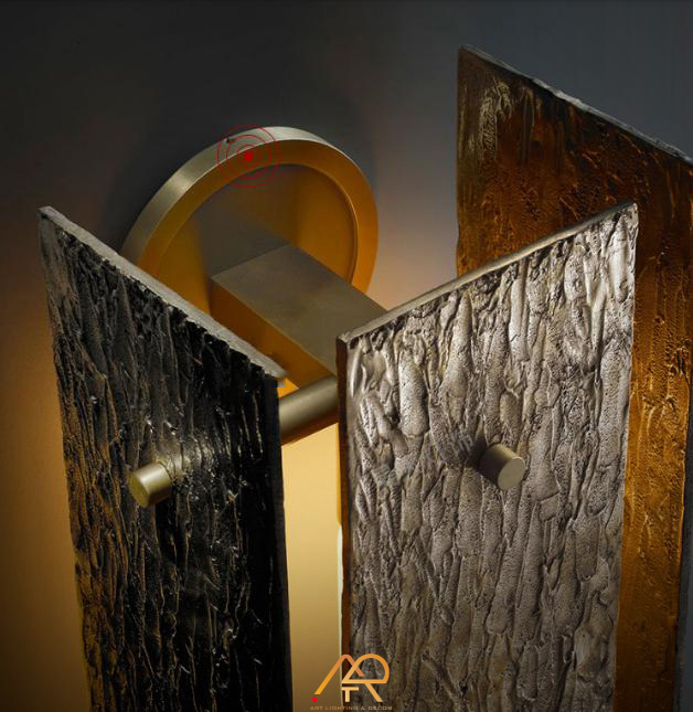 Đèn Tường Nghệ Thuật LUX Timber Gold ART-8052